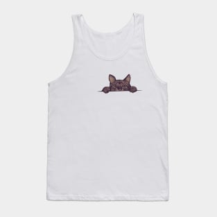 Peeping Tom Cat Tank Top